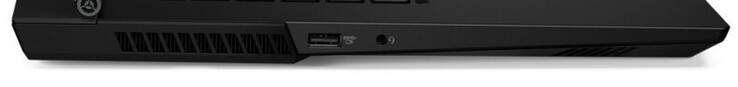 Linke Seite: USB 3.2 Gen 1 (Typ A), Audiokombo