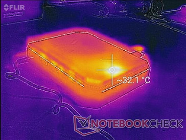 System im Leerlauf (hinten)