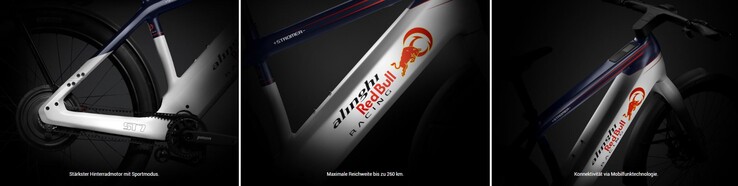 Die Kraftübertragung erfolgt über einen Riemen, starke Komponenten sind verbaut