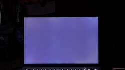 Kaum Backlight-Bleeding (hier verstärkt dargestellt)