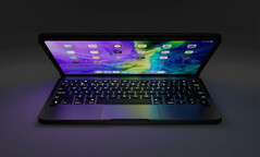 Mit dem Brydge Pro+ lässt sich ein iPad Pro in einen kleinen Laptop verwandeln. (Bild: Brydge)