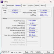 CPU-Z Speicher
