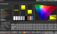 CalMAN Farbgenauigkeit