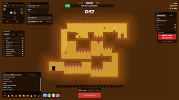 Das Interface hat aich einen Community-Chat und ein Scoreboard für die besten Spieler. (Im Bild: Ein Screenshot aus Jono.)