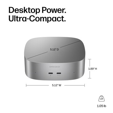 Design des OmniDesk Mini mit Intel Panther Lake