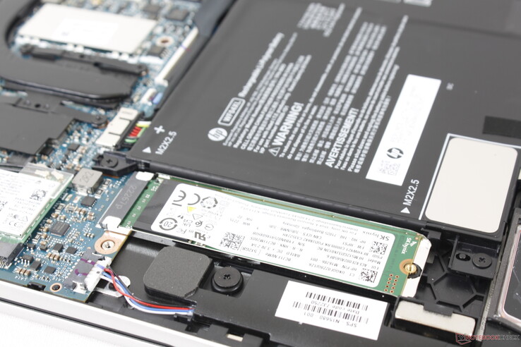 Das System unterstützt nur eine einzige interne M.2-2280-SSD