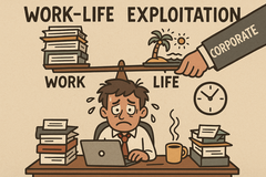 Die Work-Life-Balance gerät im Silicon Valley immer mehr aus den Fugen. (Symbolbild: AI-generiert)