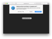 Flash-Inhalte blockiert. Safari will Entwickler und Nutzer auf HTML5-Kurs bringen.