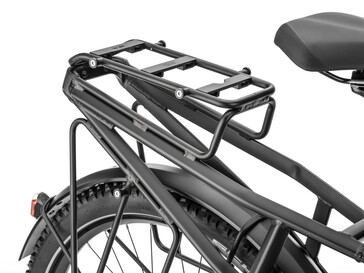 Ein Gepäckträger und Schutzbleche sind verbaut (Bildquelle: Moustache)