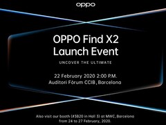 Oppo Find X2: Launch-Event, QHD+ und 120-Hz-Display bestätigt.