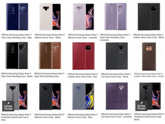Samsung Galaxy Note 9: Offizielle Cases und Cover in UK als Pre-Order.