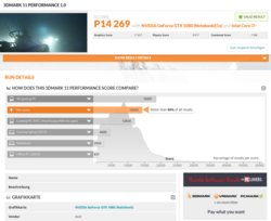 3DMark 11 im Akkubetrieb