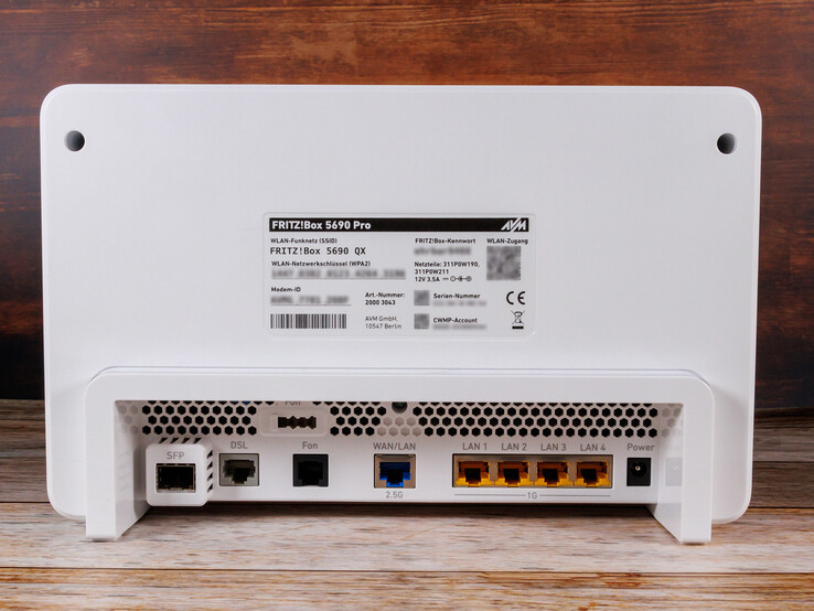 Die Anschlussmöglichkeiten an der FritzBox 5690 Pro