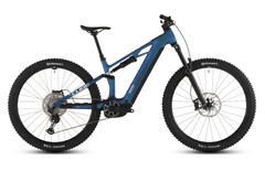 Blaues Cube Stereo Hybrid ONE44 HPC SLX 800 E-Mountainbike