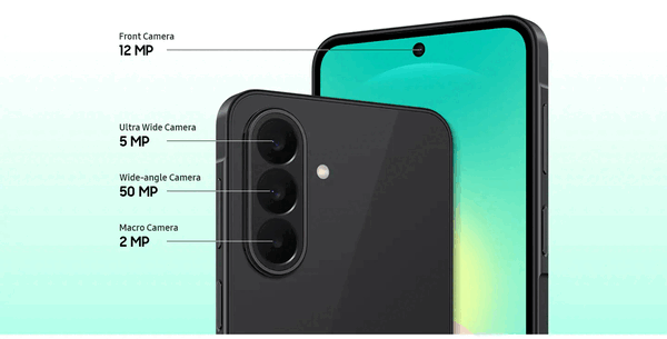 Das Galaxy A27 5G hat eine Triple-Kamera auf der Rückseite