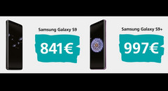 Das Galaxy S9 wird etwa 40 Euro teurer, das Plus-Modell allerdings um 100 Euro.