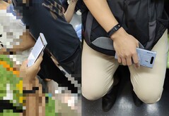 Das Huawei Mate 30 Pro wurde mal wieder in der U-Bahn entdeckt.