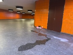 Ein typisches Bild im Zugangstunnel zur Messe Berlin. (Bildquelle: Andreas Sebayang/Notebookcheck.com)