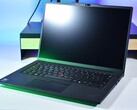 Lenovos ThinkPad P14s Gen 6 Intel, das mit der Nvidia RTX Pro 500 Blackwell Generation ausgestattet ist (Bildquelle: Benjamin Herzig)