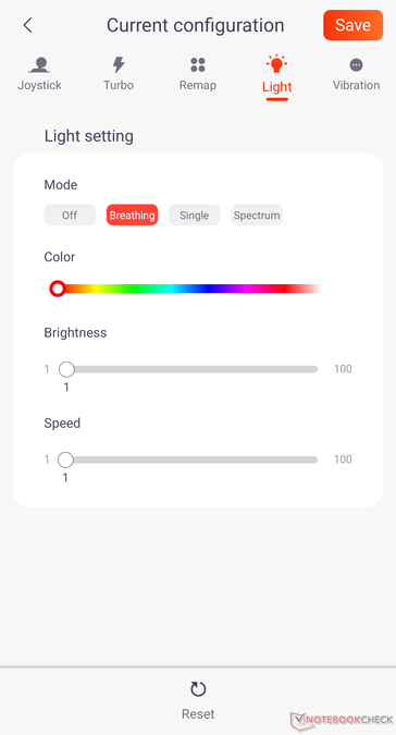 Die Farbeinstellungen der Logos lassen sich in der App anpassen.