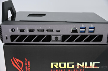 Asus ROG NUC 15 - Anschlüsse an der Rückseite