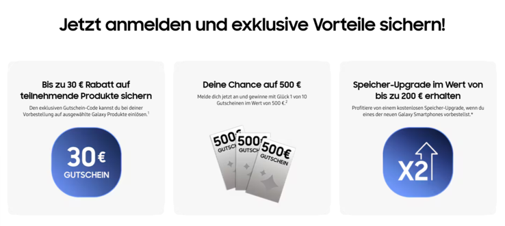 Samsung lockt bereits vorab mit Deals für den Launch der Galaxy S26 Serie.