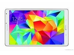Das Galaxy Tab S 8.4 bietet ein Super-AMOLED-Display mit rekordverdächtiger QHD-Auflösung (Bild: Samsung via gsmarena.com)