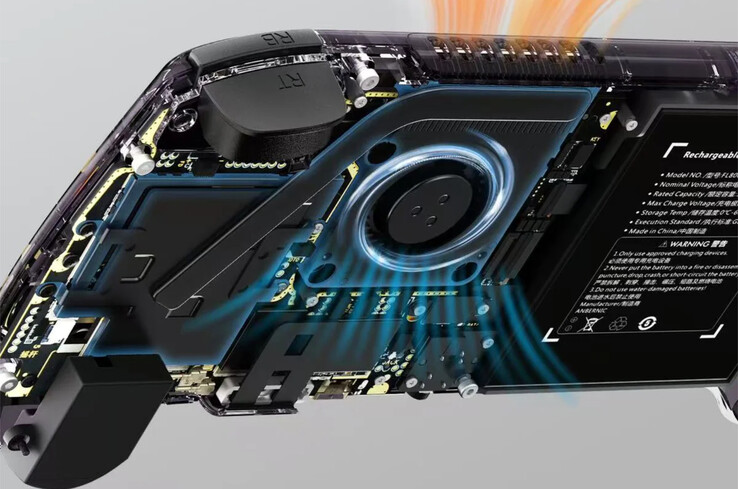 Anbernic RG557 hat eine aktive Kühlung
