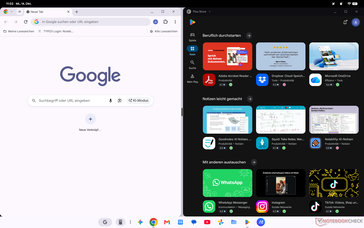 Googlebook OS Split-Screen