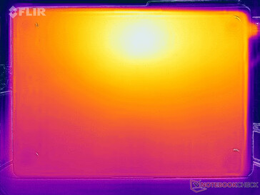 Oberflächentemperaturen Stresstest (Unterseite)