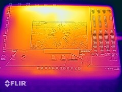 Oberflächentemperaturen Stresstest (Oberseite)