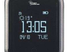 Pearl newgen medicals w-250.hr: IP68-geschützte Smartwatch misst Blutdruck und Herzfrequenz.