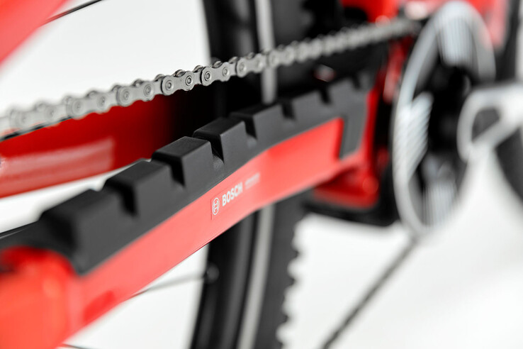 Verbaut ist ein Rahmenschutz, welcher auch die Geräuschentwicklung vermindern soll (Bildquelle: Centurion)