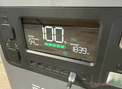 1.800 W hat die Aferiy P280 im Test rund 50 Minuten lang bereitgestellt