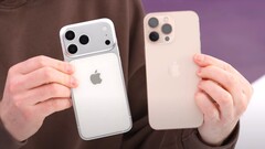 Ein Hands-On mit dem iPhone 17 Pro Max im Vergleich mit einem iPhone 16 Pro Max dank eines recht schicken Dummys. (Bildquelle: Unbox Therapy)