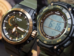 Casio Pro Trek PRW-61ANS-3 (links) und PRG-340ANS-3 (rechts) (Bildquelle: @geesgshock auf Instagram)