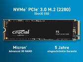 Wer günstige 4TB-Speicherplatz benötigt, der sollte einen Blick auf die P3 SSD bei Amazon werfen (Bild: Crucial)