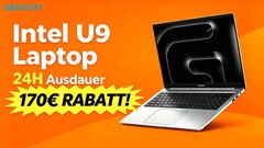 Intel U9 Laptop mit 24h Ausdauer: GEEKOM GeekBook M16 mit 170 Euro Rabatt.