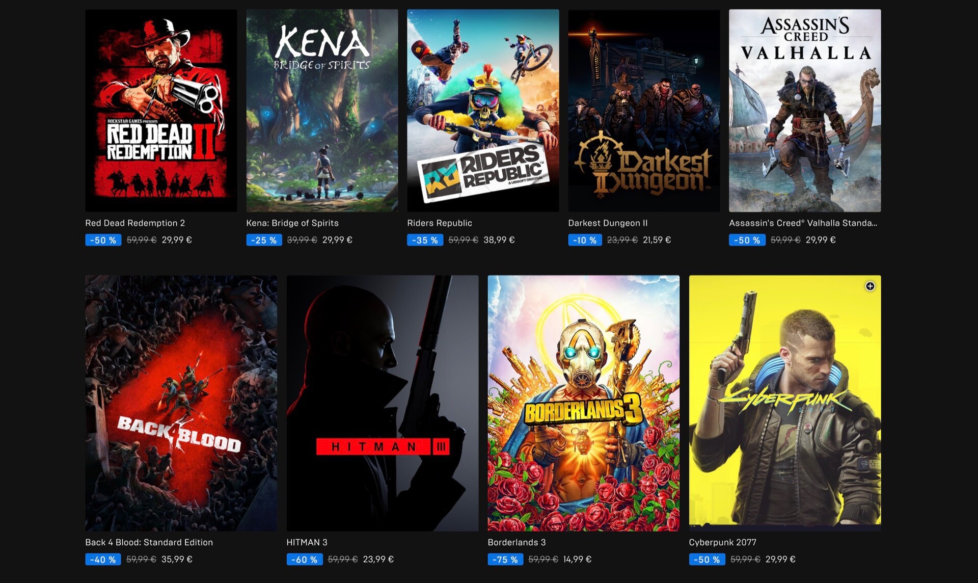 Epic Games verschenkt zahlreiche Spiele und gewährt Rabatte auf