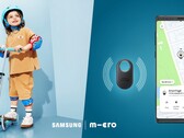 Samsung und Micro packen einen Galaxy SmartTag 2 in einen Kinder-Scooter. (Bildquelle: Samsung)