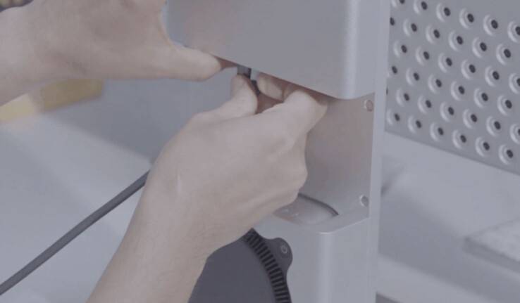Die Installation des Mac Mini erfolgt ohne Werkzeug (Bildquelle: VexlTech StudioDock)
