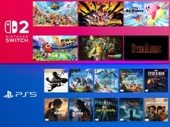Im Bild: Switch 2 und PS5-exklusive Spiele. (Bildquelle: Nintendo of America, Sony PlayStation mit Bearbeitungen)