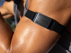 Der Helio Strap lässt sich auch am Oberarm befestigen (Bildquelle: Zepp Health)