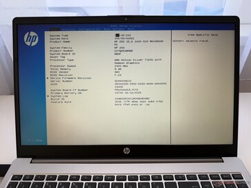 BIOS Main Page