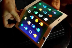 Das Lenovo Folio, ein faltbares Tablet, wurde auf der Tech World 2017 als funktionierender Prototyp gezeigt.