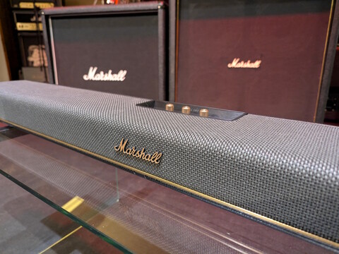 Gegen schwarzen Plastiklook-Trend  - Marshalls 1. Soundbar Heston 120 mit Dolby Atmos im Test