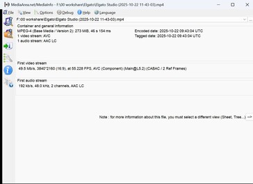 Mediainfo Video 1