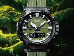 Die Casio Pro Trek PRW-61ANS-3 und PRG-340ANS-3 Uhren sind khaki, wie die ältere PRW-61Y-3. (im Bild). (Bildquelle: Casio)