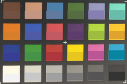 ColorChecker Passport: In der unteren Hälfte eines jeden Feldes wird die Zielfarbe dargestellt.