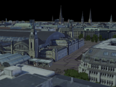 Die Hansestadt Hamburg im Browser. (Bild: cc-by 2.0 Freie und Hansestadt Hamburg, Landesbetrieb Geoinformation und Vermessung)